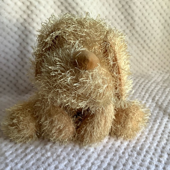 Royal Plush Inc Honey Coloured Spike Fur Plush Dog Floppy Legs Stuffed Animal - Picture 2 of 16